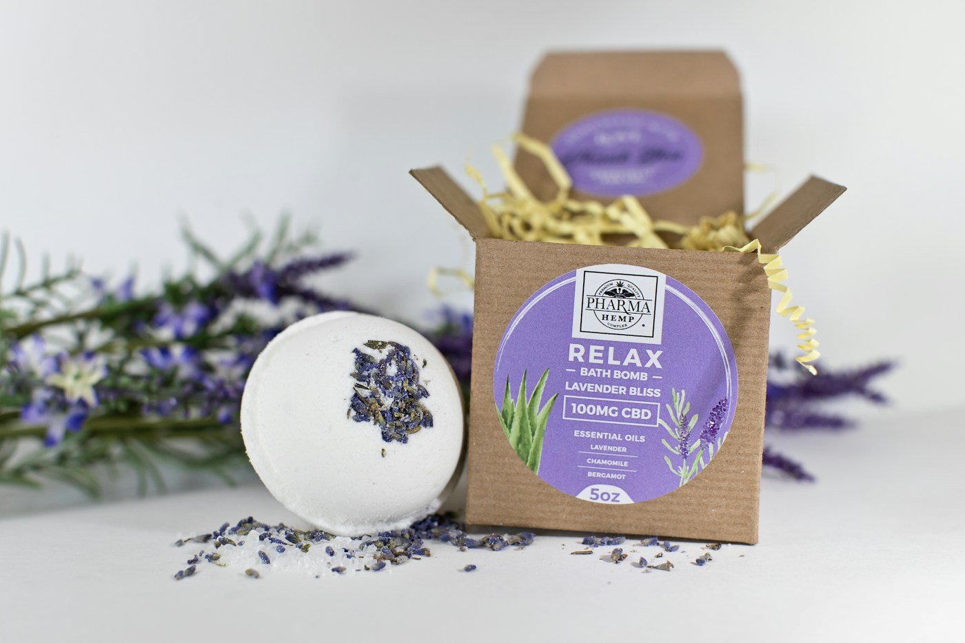 Lavender bath set