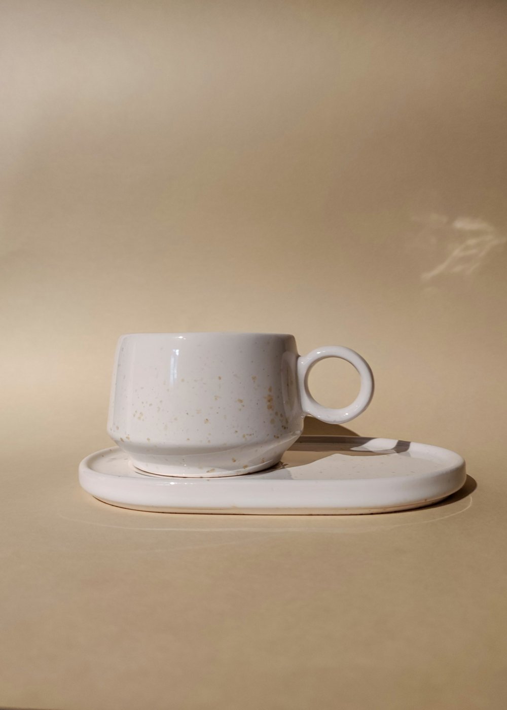 Related find: Ceramic cup and oval saucer